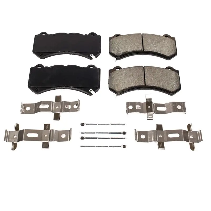 Power Stop 2015-2023 Dodge Charger / Challenger 6 Piston Front Z17 Evolution Ceramic Brake Pads W/Hardware 1