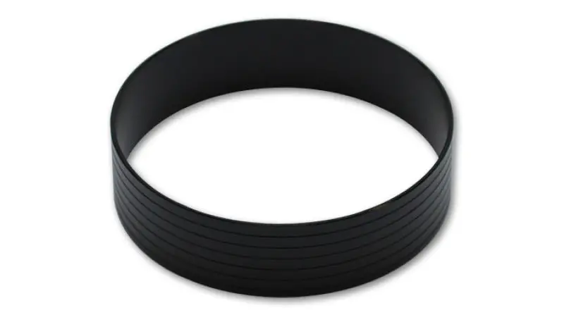 Vibrant Hd Aluminum Union Sleeve For 2In Od Tubing - Hard Anodized Black 1