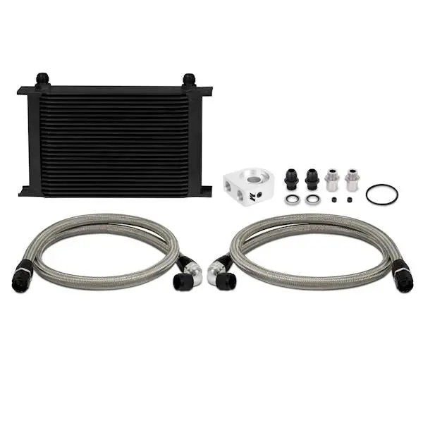 Mishimoto Universal 25 Row Oil Cooler Kit (Black Cooler) 1