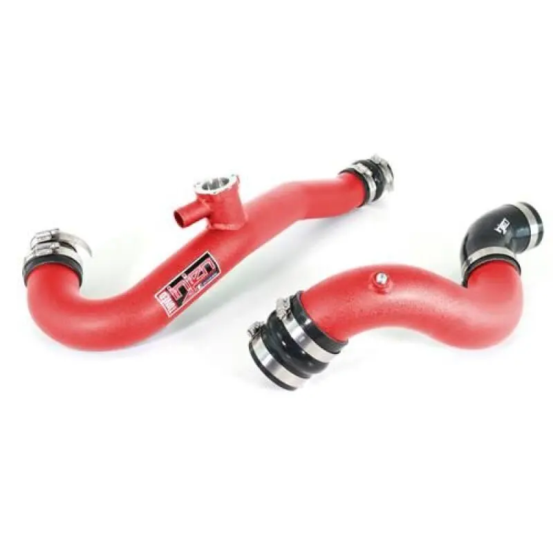 Injen 15-19 Ford Mustang 2.3L Ecoboost Aluminum Intercooler Piping Kit - Wrinkle Red 1