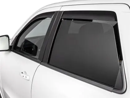 Weathertech 11-23 Dodge Durango Front & Rear Side Window Deflectors - Dark Tint 1