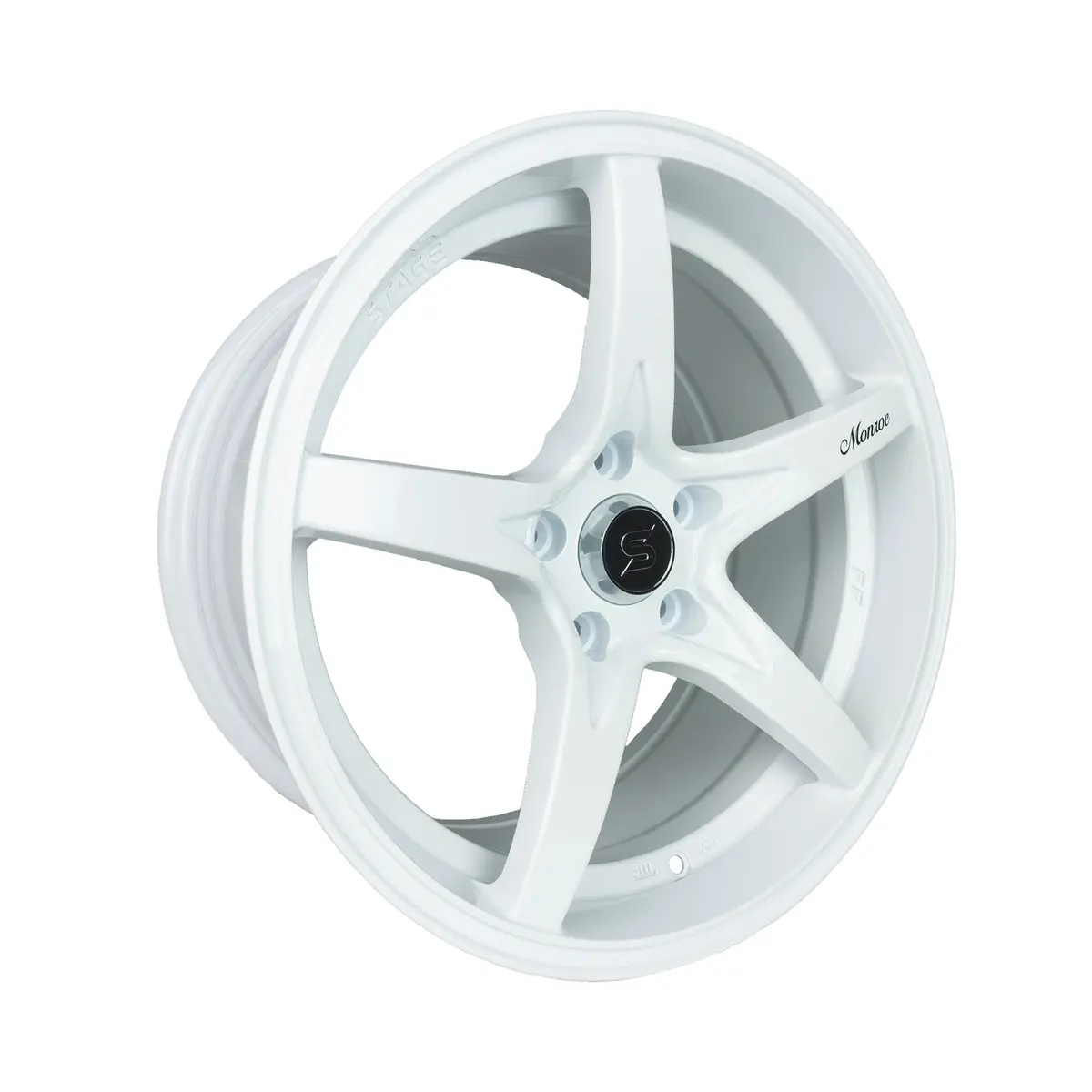 Stage Wheels Monroe 17X9 +12Mm 5X120 Cb: 74.1 Color: White 1