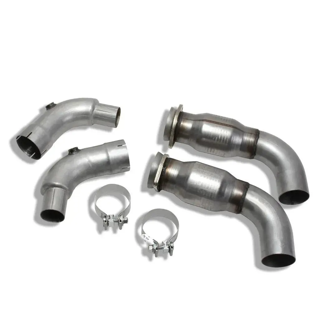 Ford Mustang Gt 3 Inch High Flow Catted Mid Pipe Kit 15-23 2