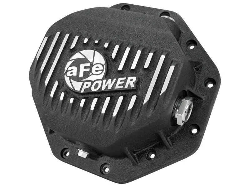 Afe Rear Differential Cover (Black Machined; Pro Series); Dodge/Ram 94-14 Corporate 9.25 (12-Bolt) 1