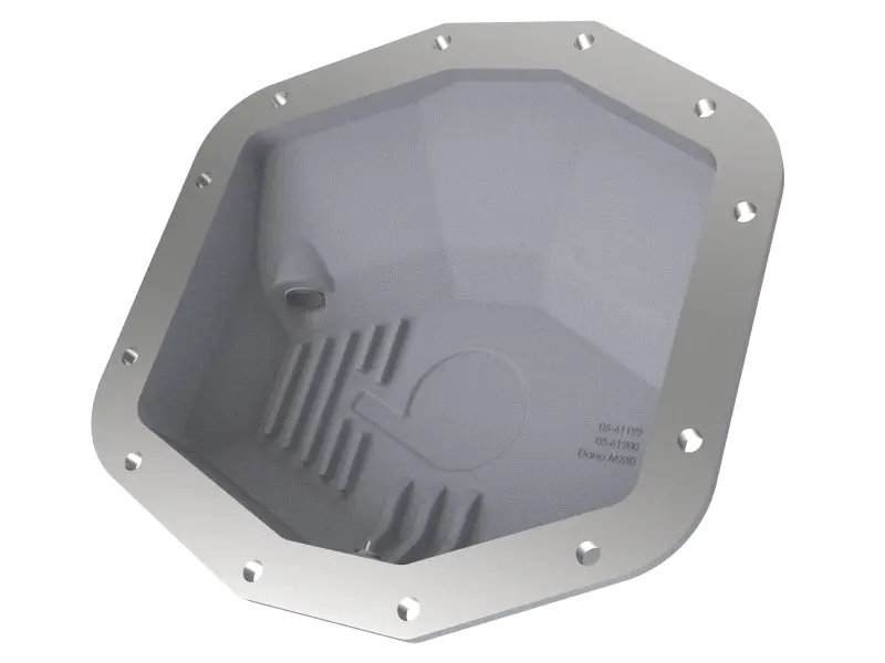 Afe 21-22 Ram 1500 Trx Hemi V8 6.2L(Sc) Street Series Rear Differential Cover Raw W/ Machined Fins 2