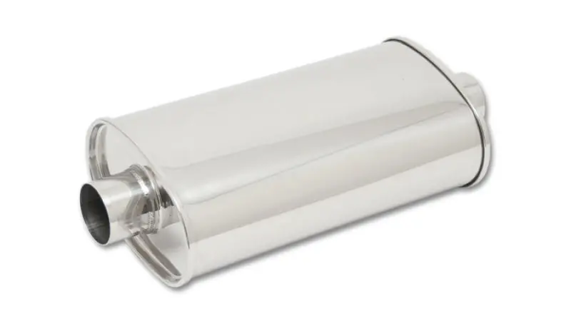 Vibrant Streetpower Oval Muff 5In X 9In X 15In Long Body 3In Inlet I.D. X 3In Outlet Center-Center 1