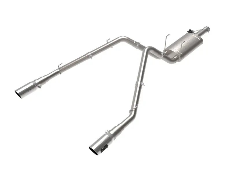 Afe 09-18 Ram 1500 V8 5.7L Hemi Gemini Xv 3In 304 Ss Cat-Back Exhaust W/ Polished Tips 1