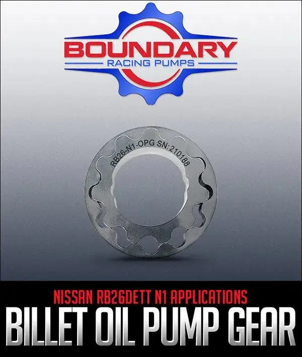 Boundary Billet Oil Pump Gears For Nissan Rb Series Using N1 Pumps 1