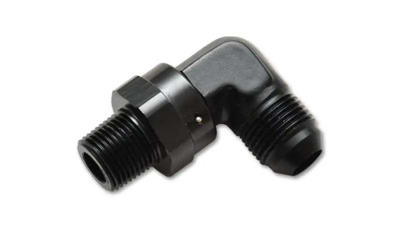 Vibrant -12An To 1/2In Npt Male Swivel 90 Degree Adapter Fitting 1