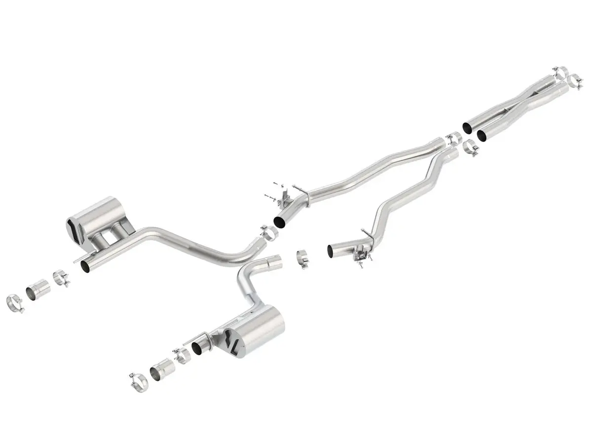 Borla Atak Catback Exhaust 2015-2023 Dodge Challenger Scat Pack W/ Active Exhaust Valve Simulators 1