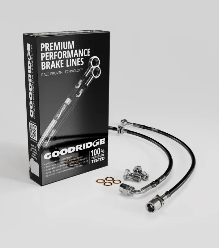 Goodridge 05-19 Chrysler 300 Stainless Steel Front Brake Lines 1
