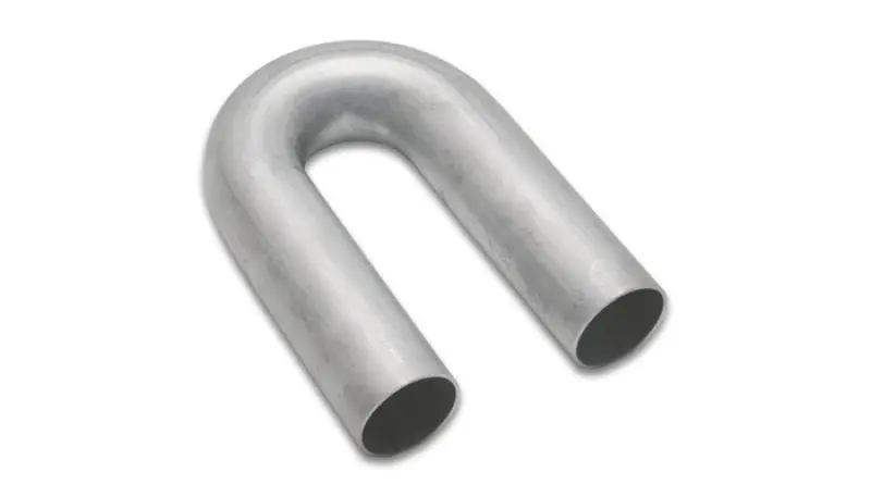 Vibrant 321 Stainless Steel 180 Degree Mandrel Bend 2.50In Od X 3.75In Clr 18 Gauge Wall Thickness 1