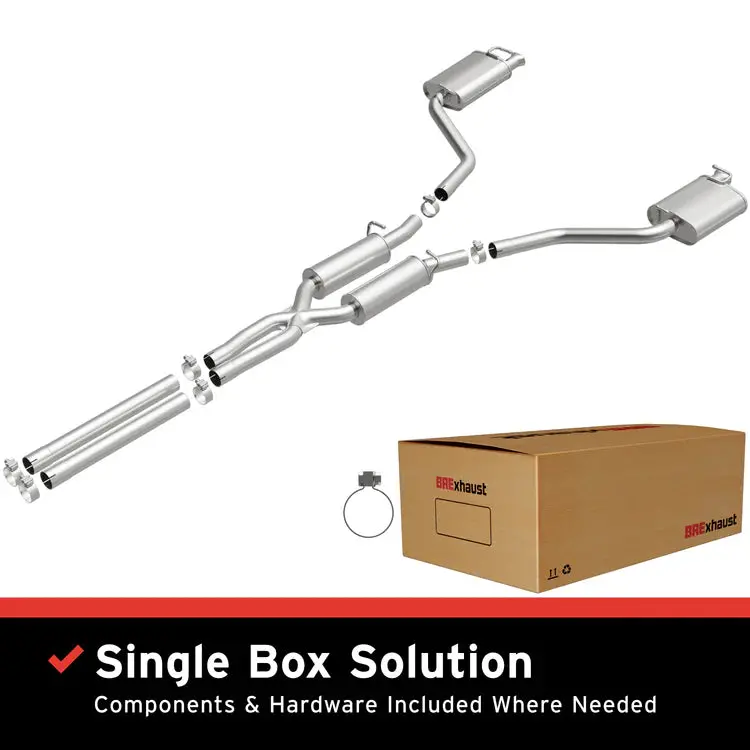 Brexhaust 2011-2014 Dodge Charger 5.7L Direct-Fit Replacement Exhaust System 1