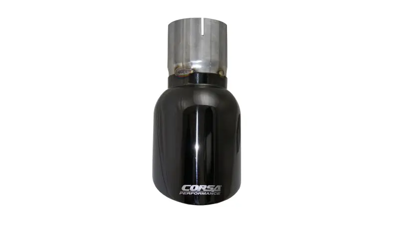 Corsa 2009-2019 Single Universal 3.0In Inlet / 4.5In Outlet Black Pvd Pro-Series Tip Kit 1
