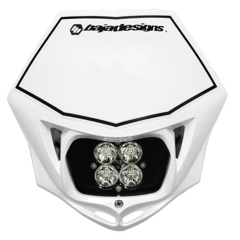 Baja Designs Motorcycle Headlight A/C Led Race Light White Squadron Pro 1