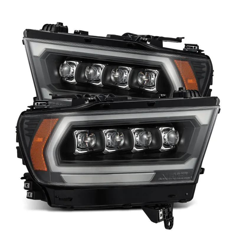 Alpharex 19-23 Dodge Ram 1500 (No Clsc/Ltd/Trx) Nova-Series Proj. Headlights Black (Req. Converter) 1