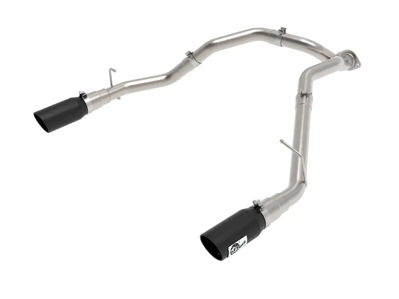 Afe Large Bore-Hd 3 In 409 Stainless Steel Dpf-Back Exhaust System W/Black Tip Ram 1500 20-21 V6-3.0 1