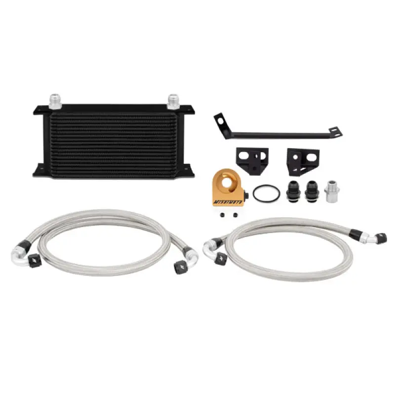 Mishimoto 15 Ford Mustang Ecoboost Thermostatic Oil Cooler Kit - Black 1