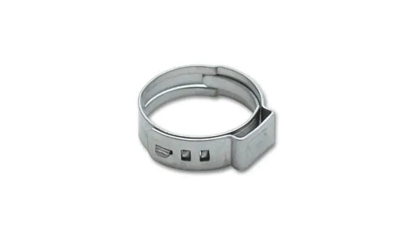 Vibrant One Ear Stepless Pinch Clamps 9.4-11.9Mm Clamping Range (Pack Of 10) Ss 7Mm Band Width 1