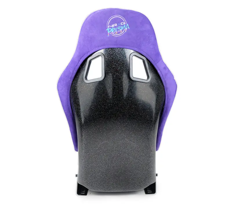Nrg Frp Bucket Seat Prisma Edition W/ Pearlized Back Purple Alcantara - Medium 1