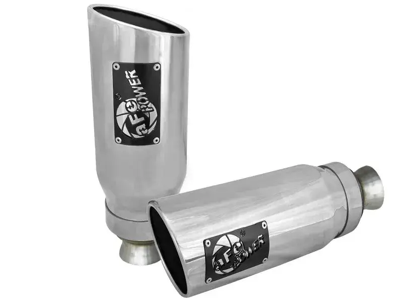 Afe Mach Force-Xp 4-1/2In Steel Oe Replacement Exhaust Tips - 2021+ Dodge Ram (5.7L V8) - Polished 1