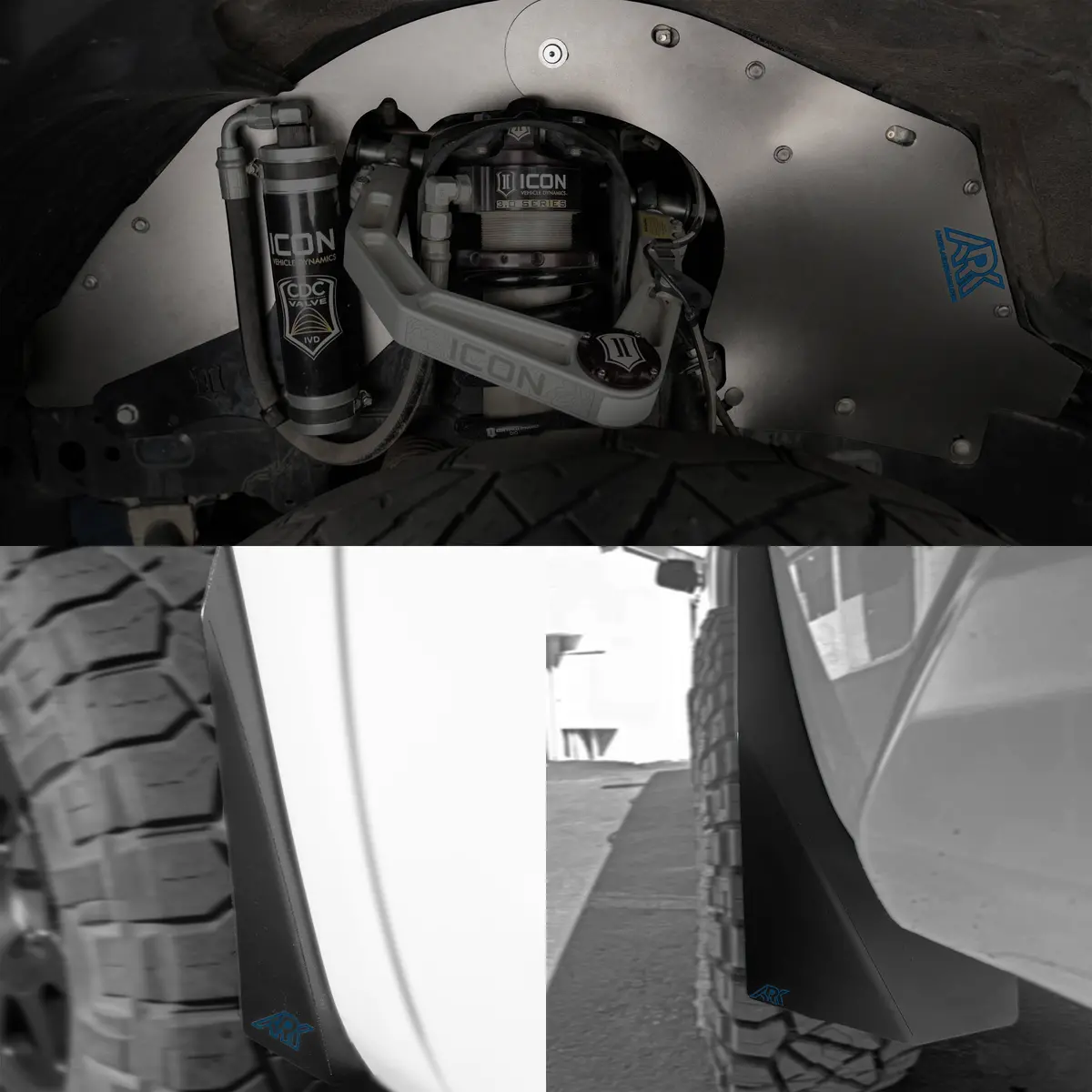 2007-2021 Toyota Tundra Trixpoly Splash Guards & Mudflap Micros 43