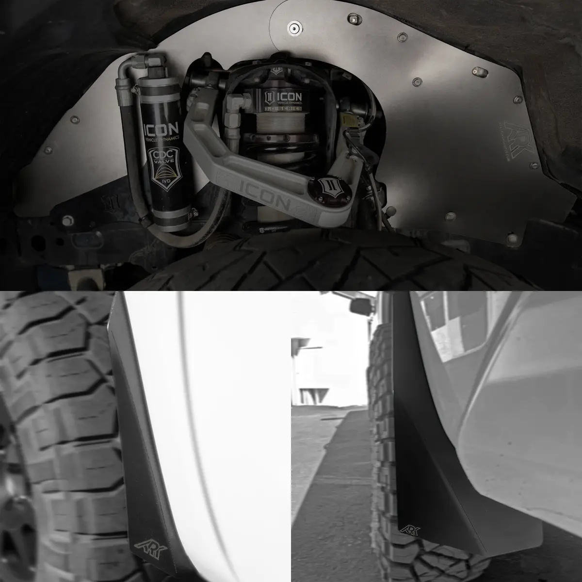 2007-2021 Toyota Tundra Trixpoly Splash Guards & Mudflap Micros 45