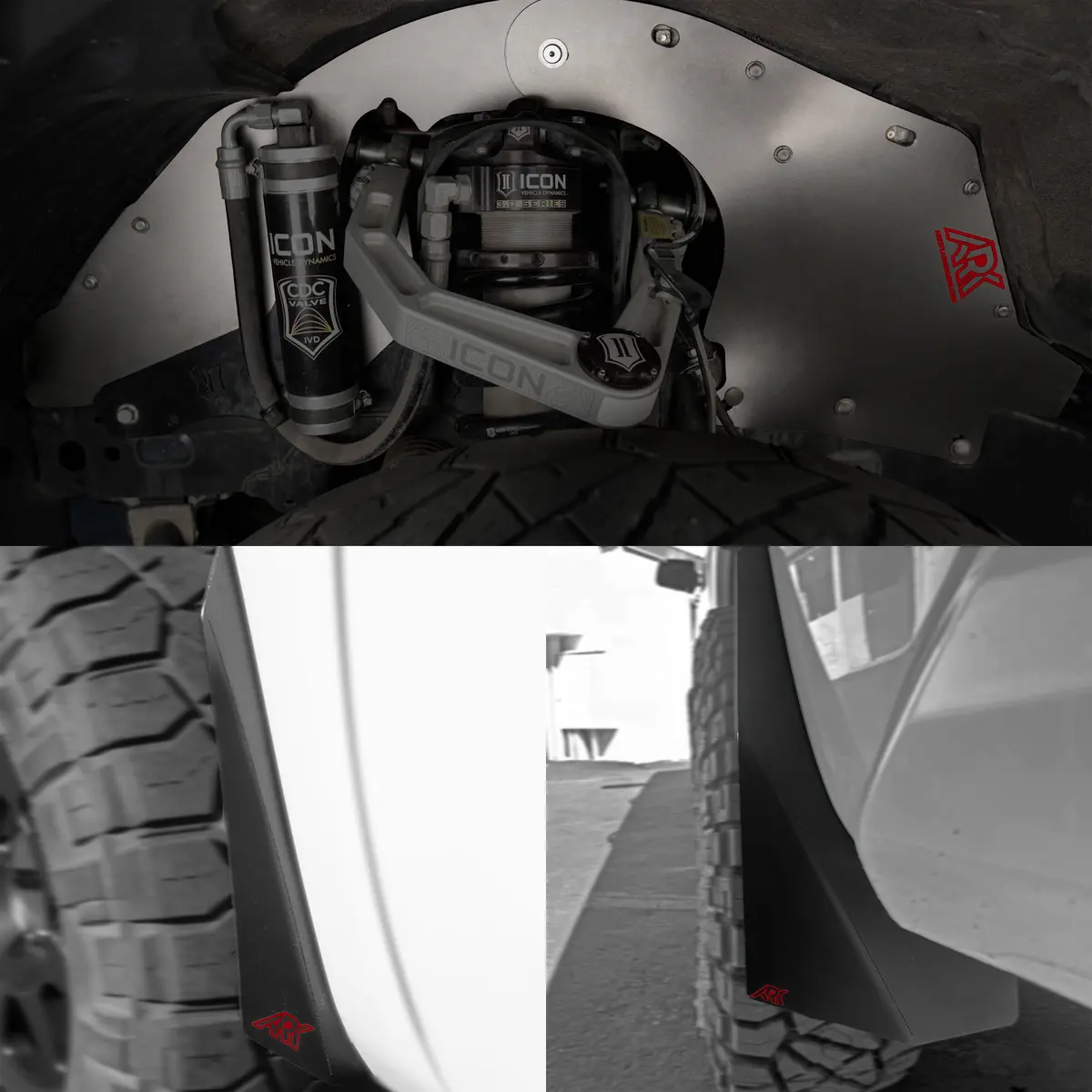 2007-2021 Toyota Tundra Trixpoly Splash Guards & Mudflap Micros 48