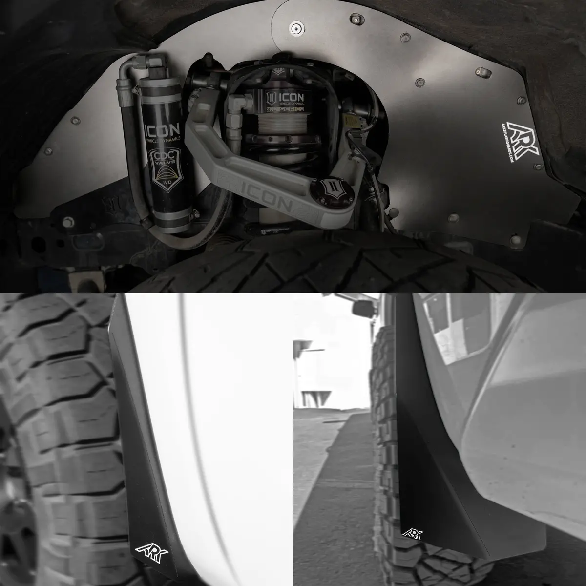 2007-2021 Toyota Tundra Trixpoly Splash Guards & Mudflap Micros 47