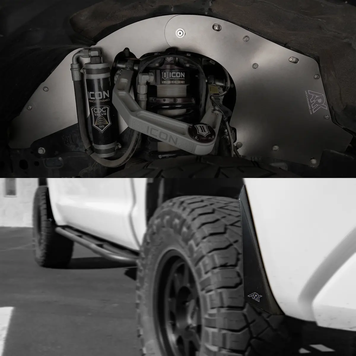 2007-2021 Toyota Tundra Trixpoly Splash Guards & Mudflap Micros 38