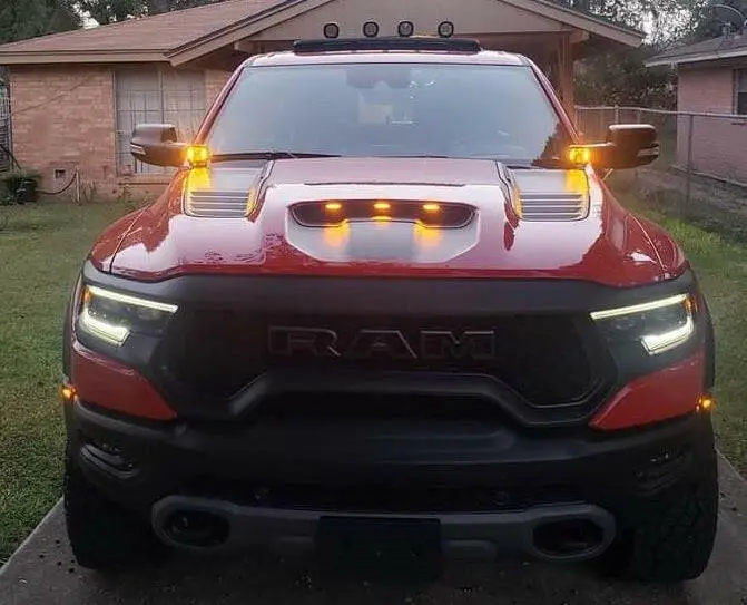 M&R Automotive 2019+ Ram 1500 Trx Hood Mount/Ditch Lights/Pillars 2