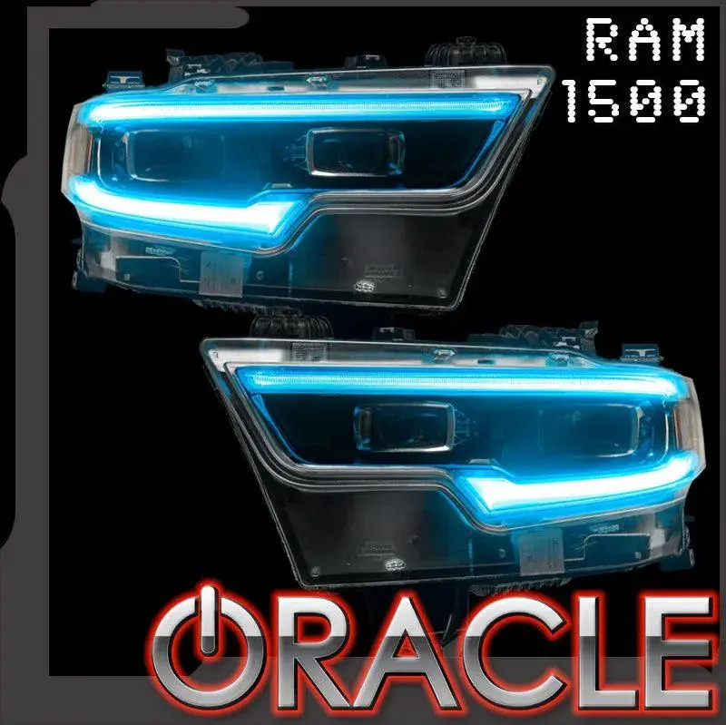 2019-2023 Ram 1500 Trx Oracle Rgbw+A Headlight Drl Upgrade Kit - Led Projector Headlights 2