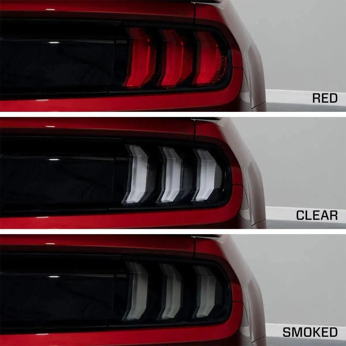 2015-2023 Ford Mustang Led Taillights Red, Clear, Or Smoked Lens Pair Form Lighting - Fl0006 Fl0007 Fl0008 1