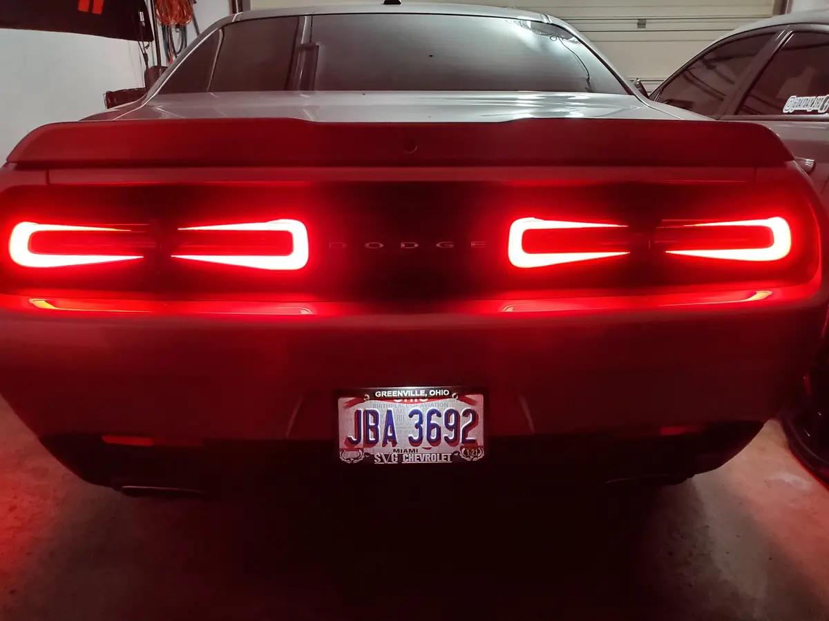 15-23 Dodge Challenger Taillight Decal Design 4 2