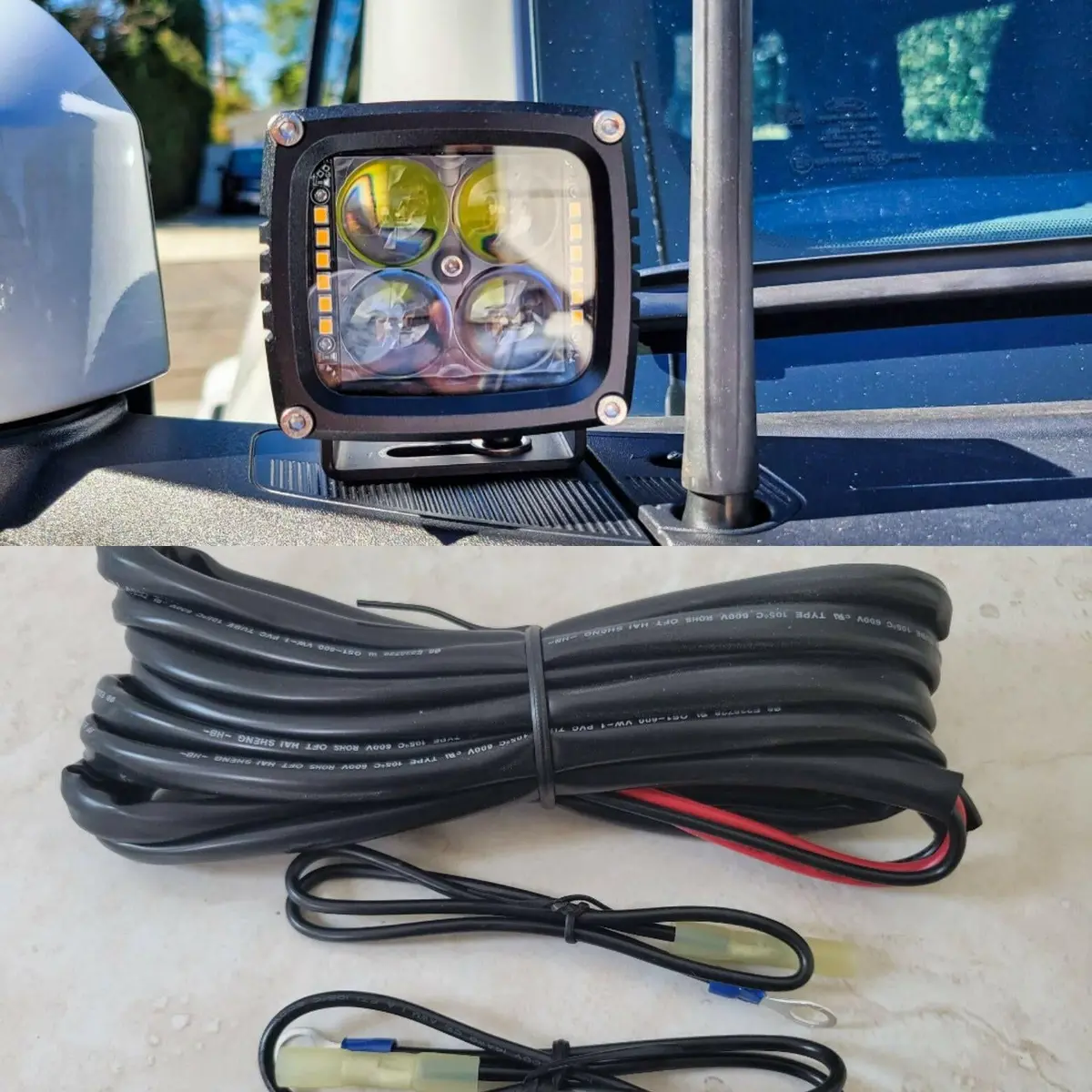 2021+ Ford Bronco Hood Mount/Ditch Lights/Pillars 1
