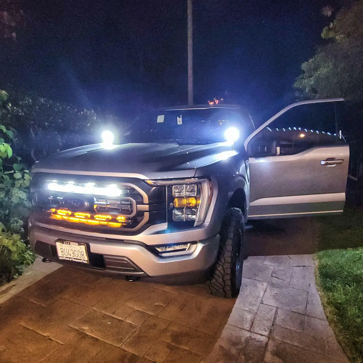 2021-2023 Ford F150 Hood Mount/Ditch Lights/Pillars 2