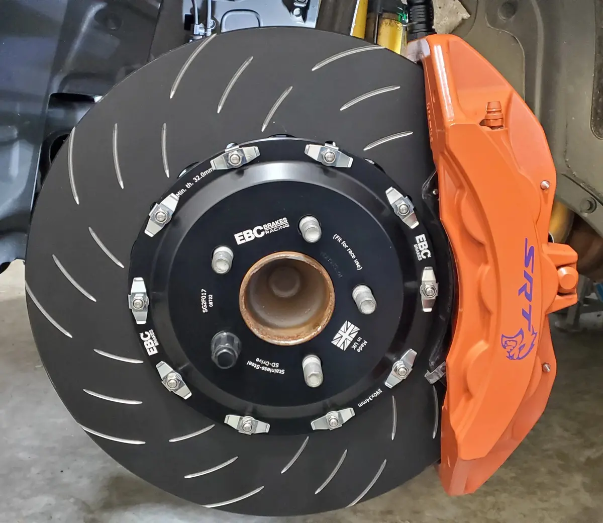 08-23 Charger/Challenger 6 Piston Brake Conversion Assembled By 797 Performance 5