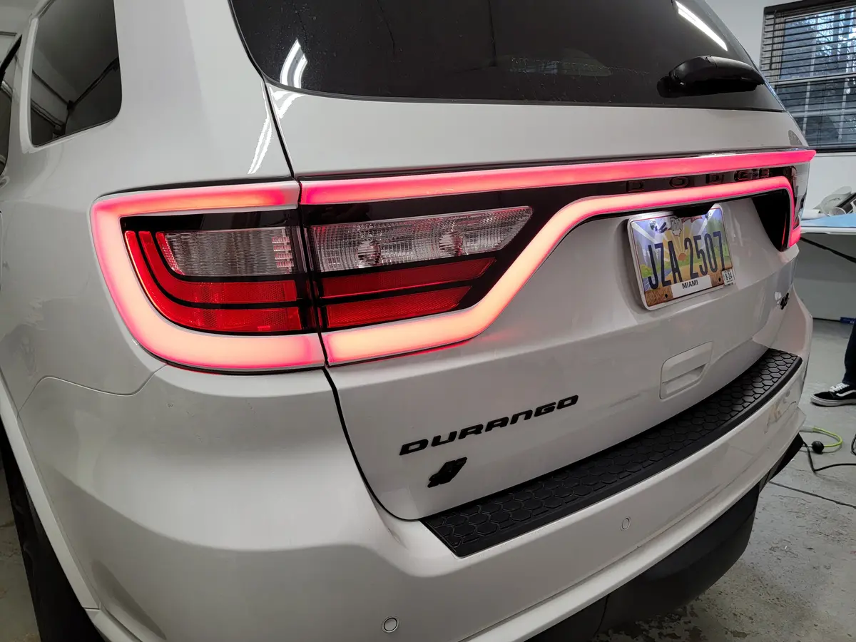 14-25 Dodge Durango Colored Taillight Tint Overlay 3