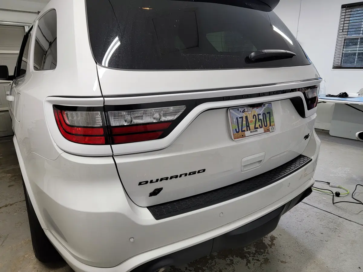 14-25 Dodge Durango Colored Taillight Tint Overlay 2
