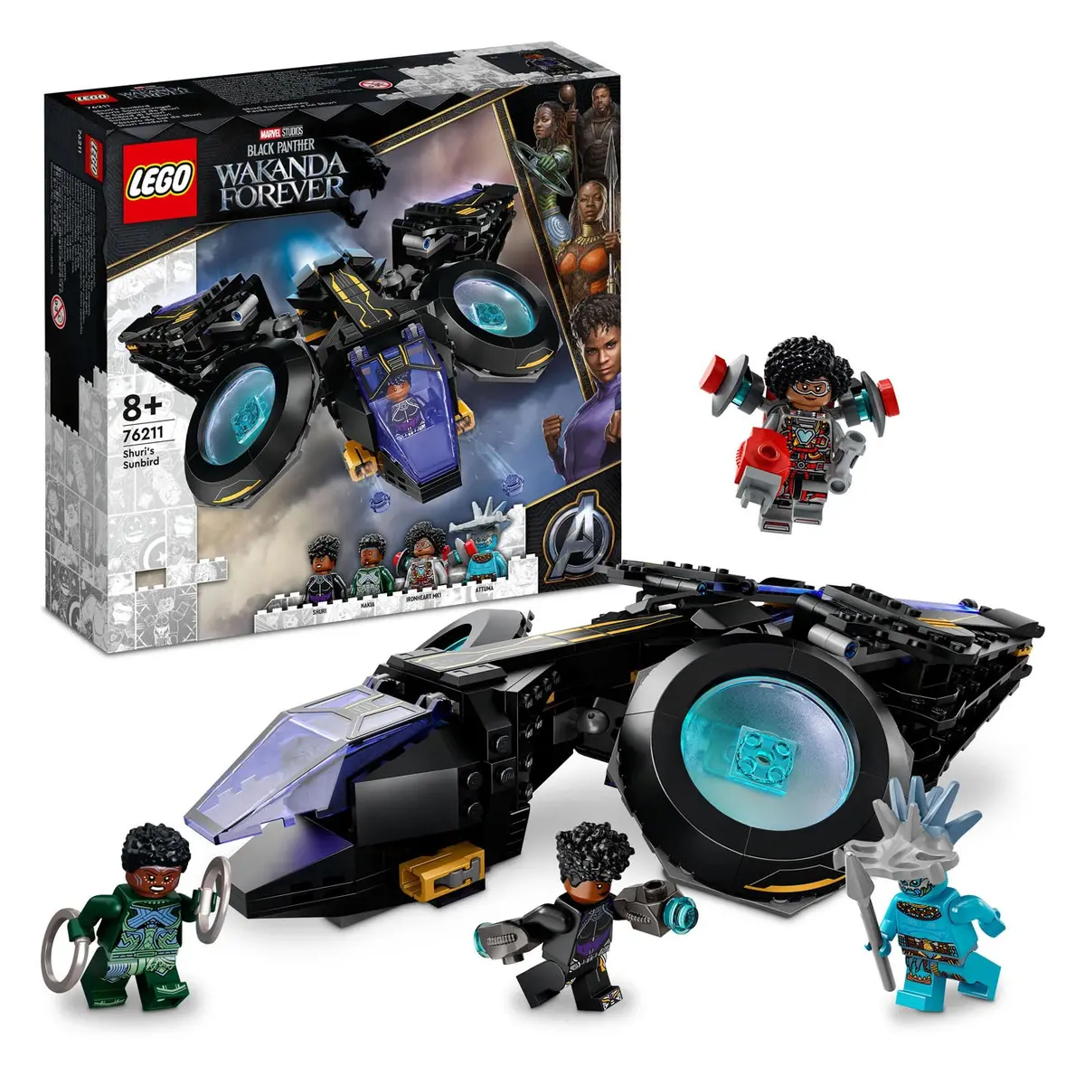Lego Marvel - Shuri's Sunbird Constructiespeelgoed (76211) 1