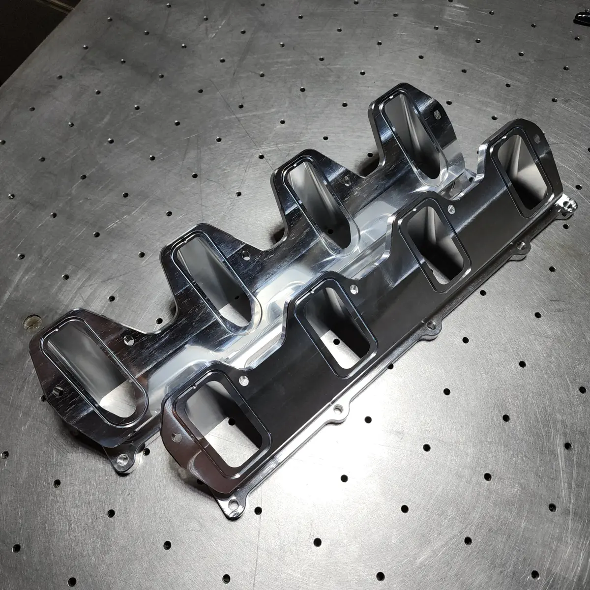 Fabworkz Billet Aluminum Adapters For Hellcat Supercharger To Ls Rectangular Port Engines 2