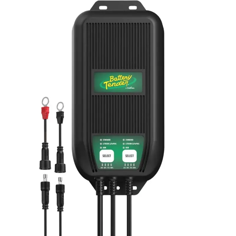 Battery Tender 20A 12V Wave Charge Pro 2 Bank Battery Charger Marine 1