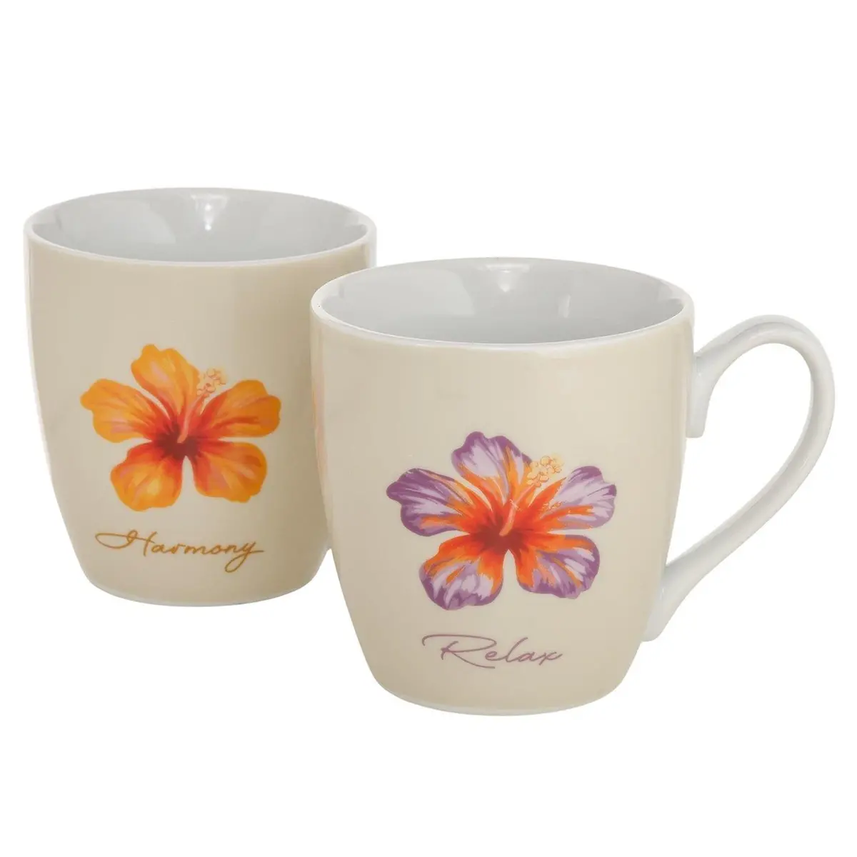 Boltze Home Jumbo Mok Hibiscus 480Ml 1