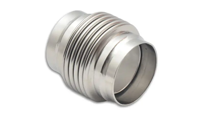 Vibrant Ss Bellow Assembly W/ Solid Liner 3.5In Id X 4In Overall L Electro Polished 1