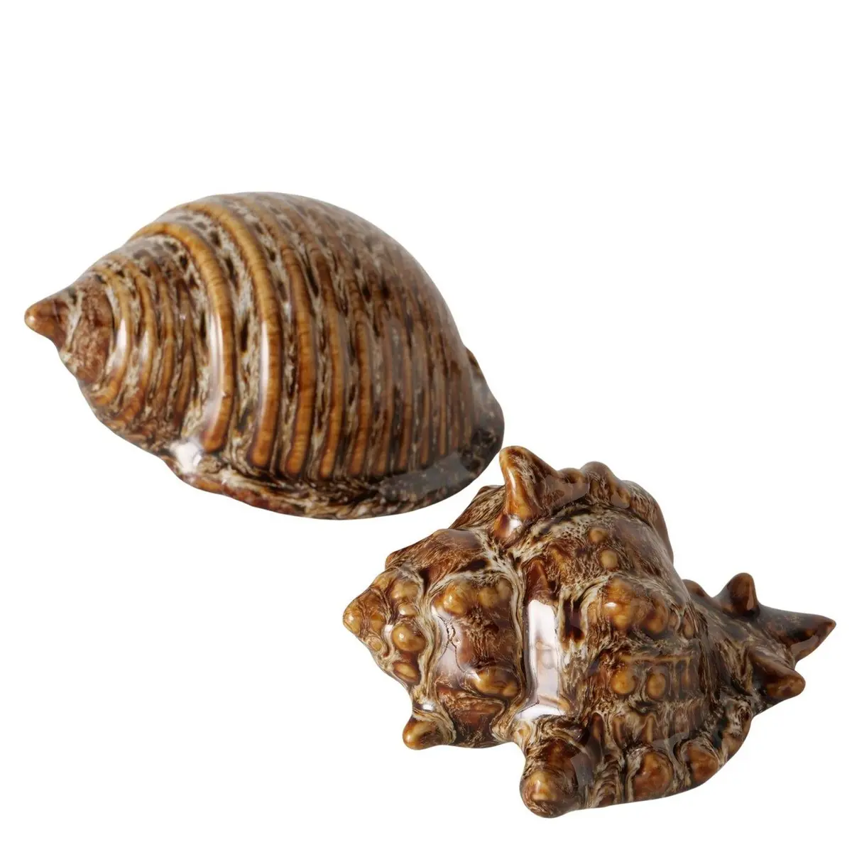 Boltze Home Deco Schelp Keramiek 10X5cm 1