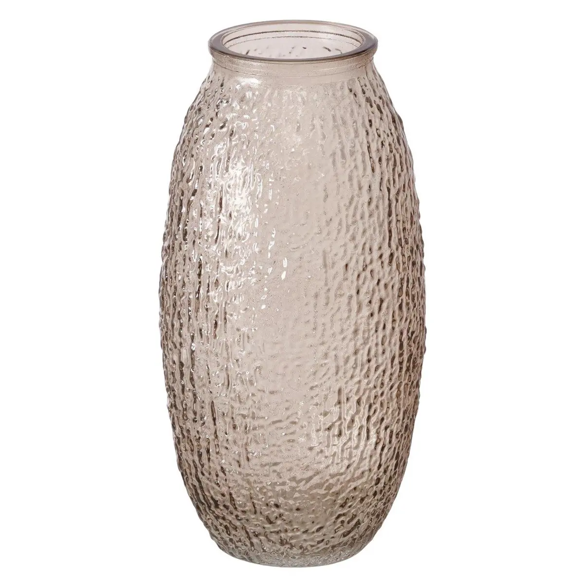Boltze Home Vaas H20cm Glas Beige 1