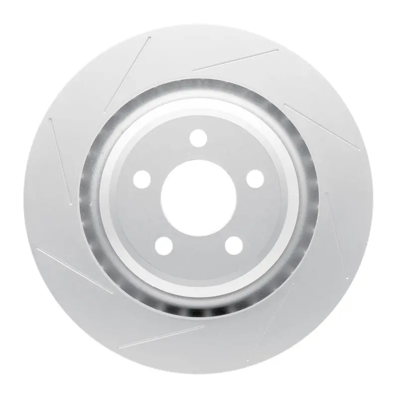 Dfc 08-23 Dodge Challenger / Charger/ 300 Srt 4 Piston Rear Slotted Hi-Carbon Alloy Geomet Coated Rotor 1