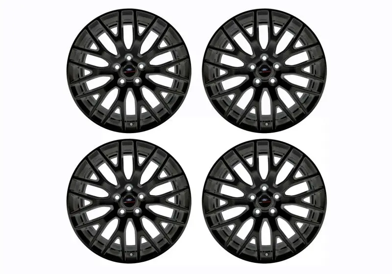 Ford Racing 15-16 Mustang Gt 19X9 And 19X9.5 Wheel Set With Tpms Kit - Matte Black 1