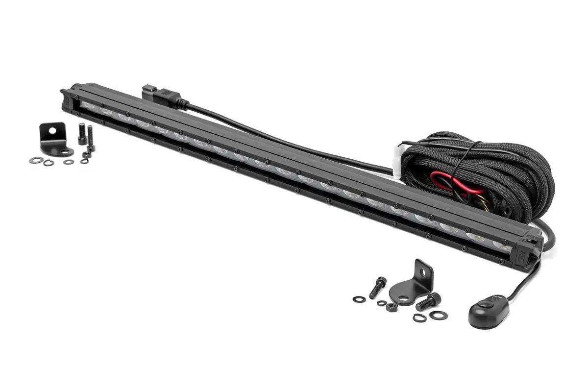 Rough Country Slim Line 20 Inch Black Series Led Light Bar 1