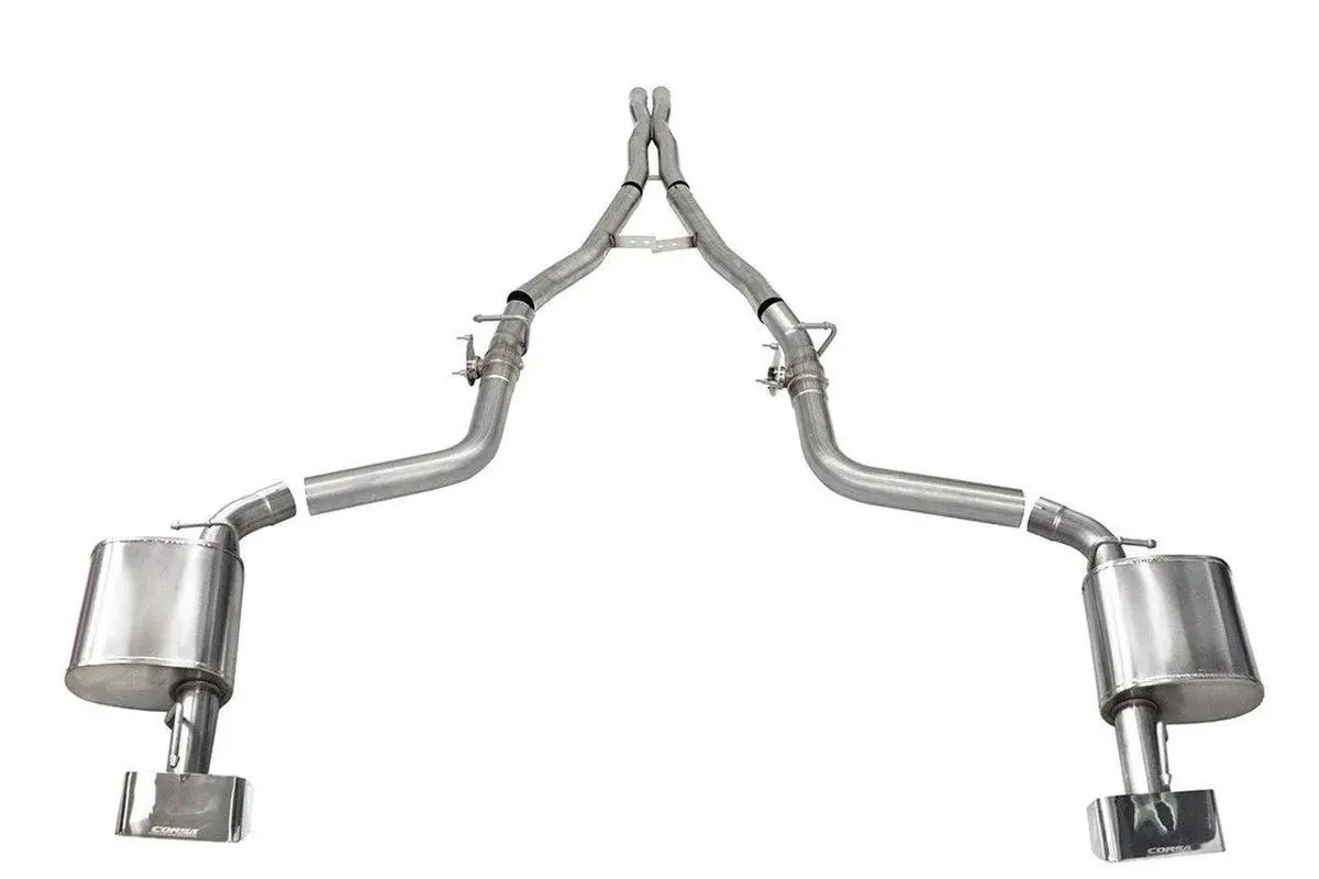 Corsa Performance Xtreme Sound Level 2.75" Valved Cat-Back Gtx2 Tips For 15-Current Challenger 6.2/6.4L - 21068 1